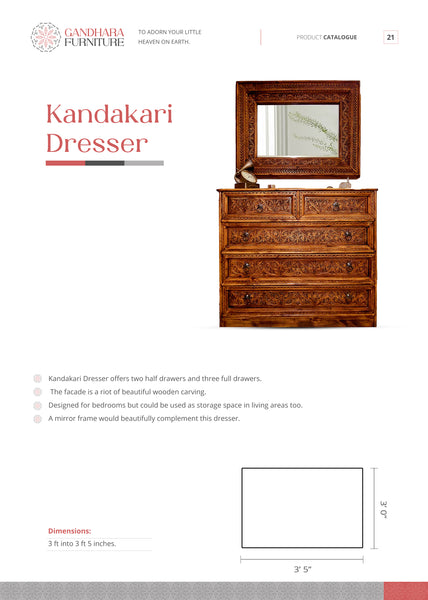 Kandakari Dresser & Mirror