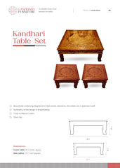 Kandhari Table Set